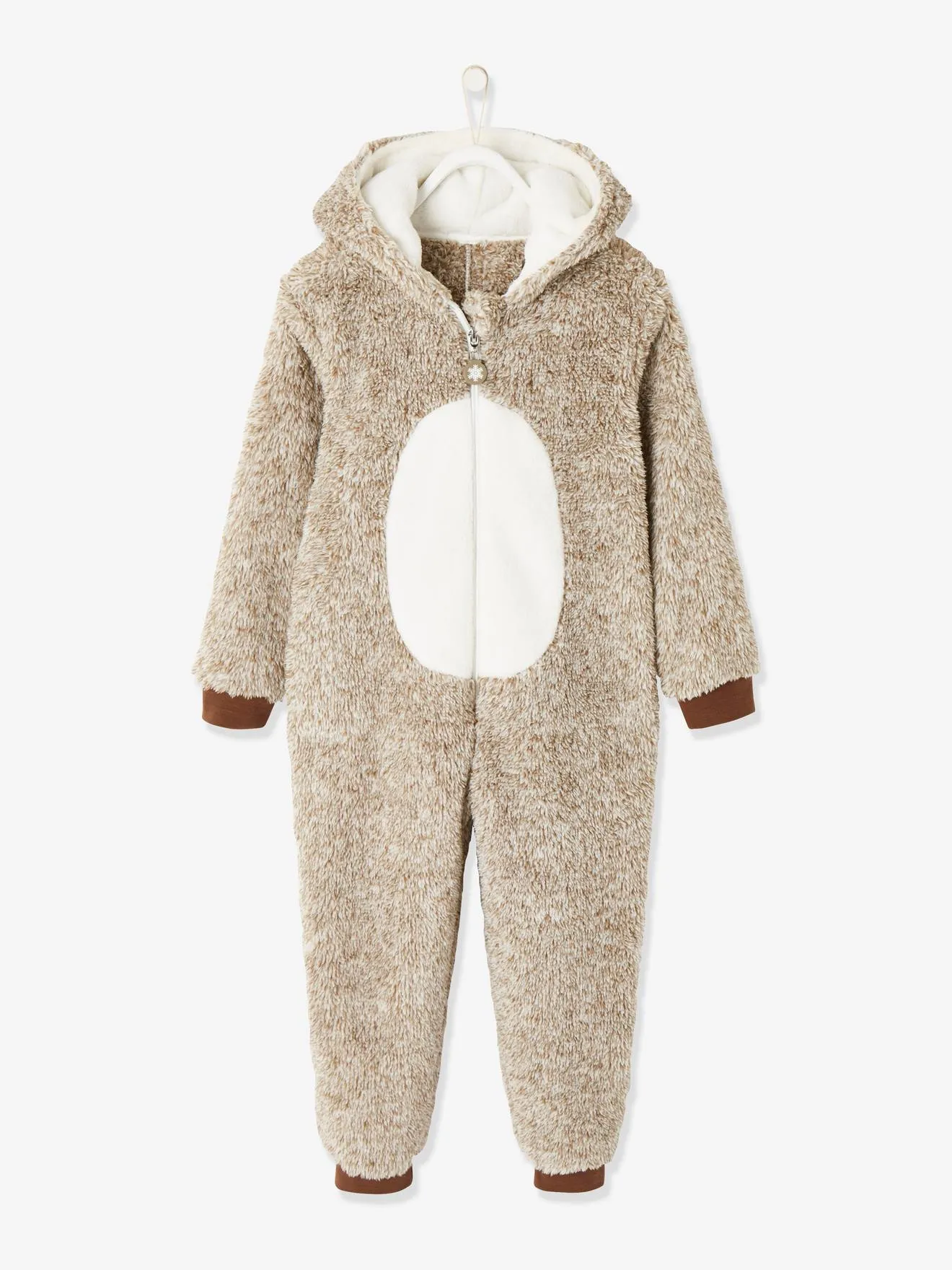 Surpyjama "Renne" enfant effet peluche collection capsule famille mixed beige - Vertbaudet