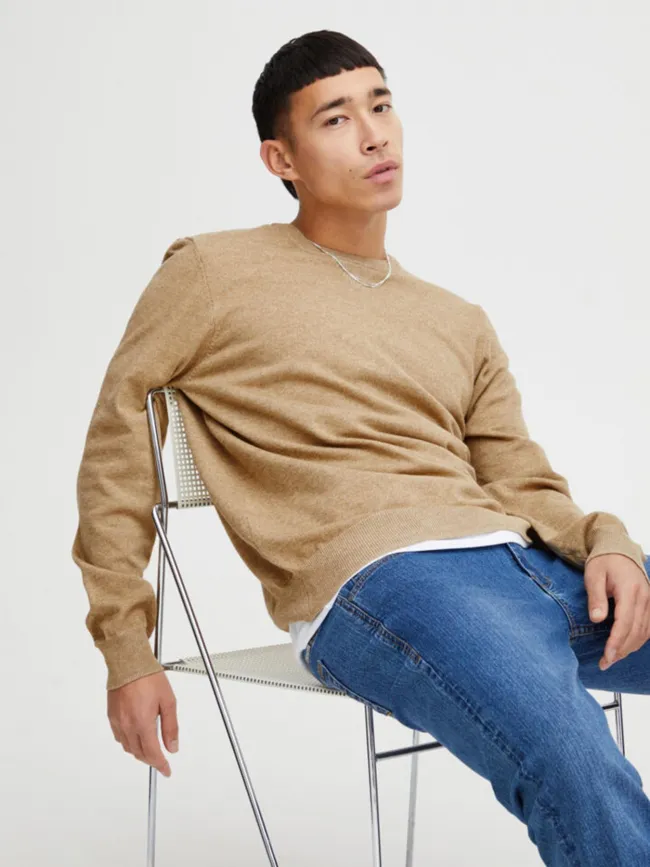 Sweat bruton beige homme - Blend | wimod
