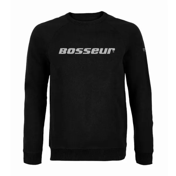 Sweat-Shirt Col Rond Bosseur Doma Noir