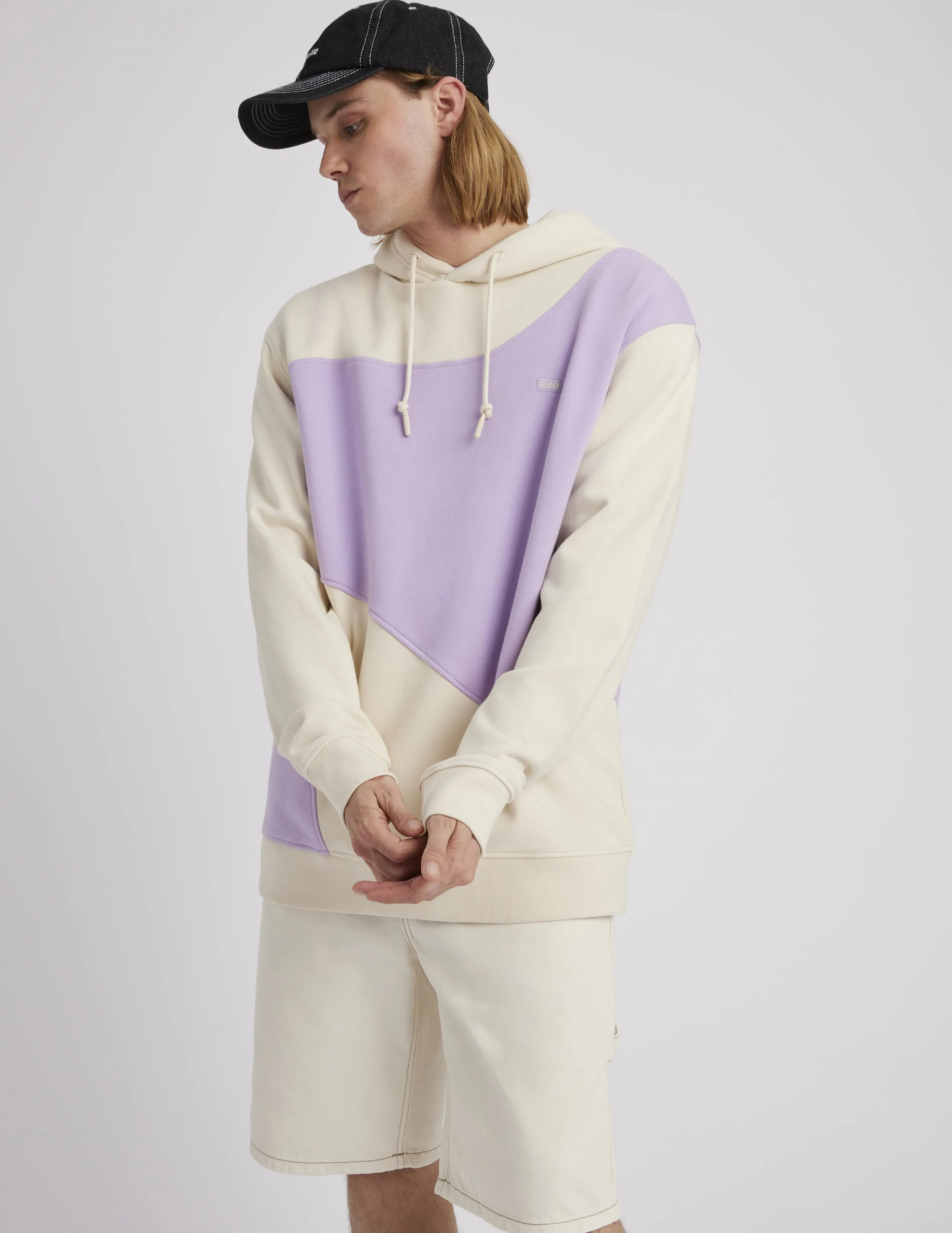 Sweat à capuche colorblock