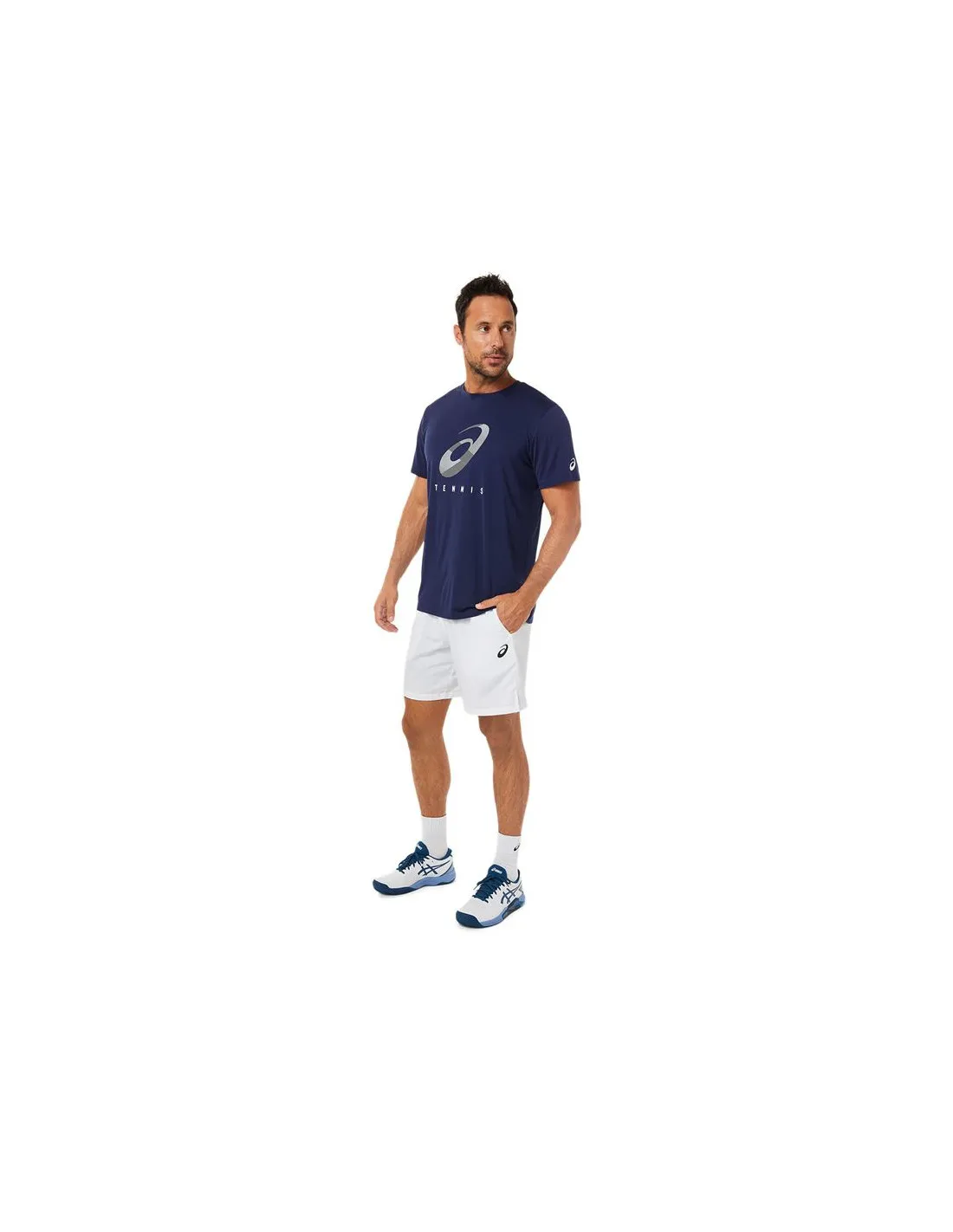 T-shirt Asics Court Homme Bleu