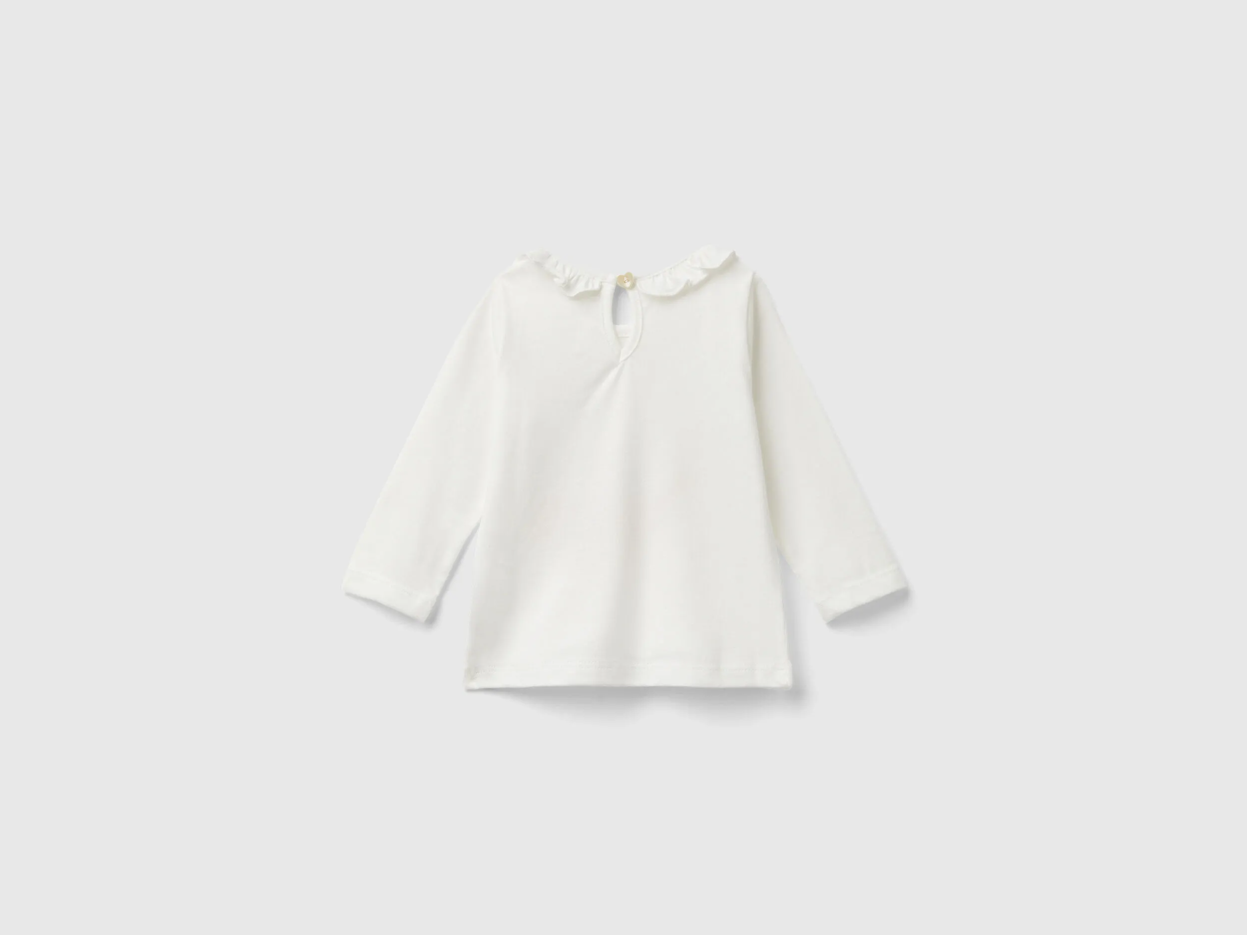 T-shirt avec col à volants
