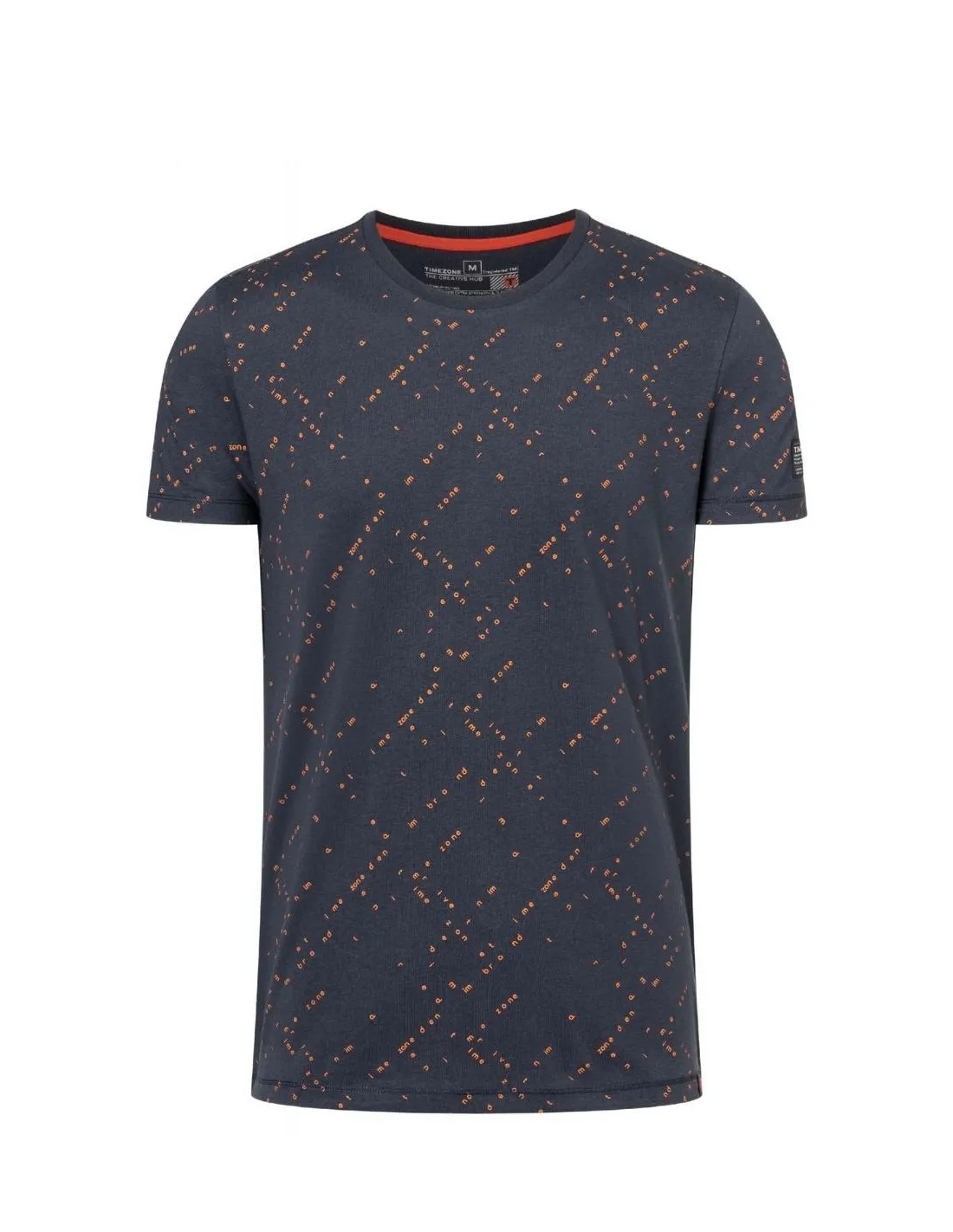 T Shirt Homme Timezone Ref 56335 Bleu