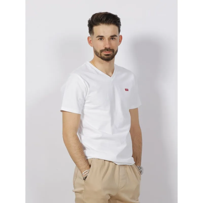 T-shirt original col v noir homme - Levi's | wimod