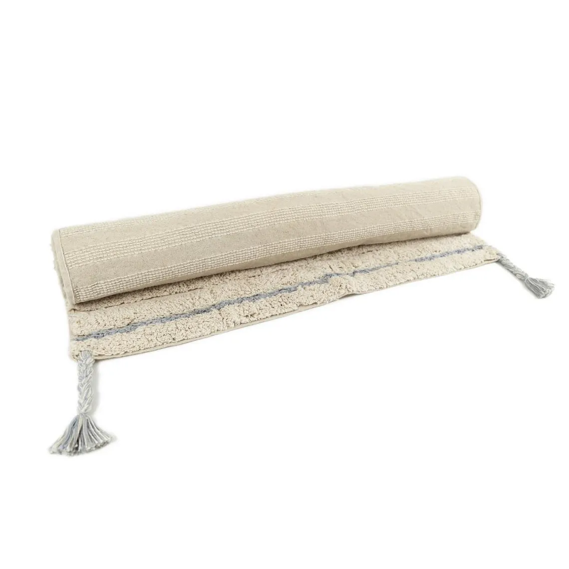 TAPIS EN COTON BLEU  | 3 Suisses
