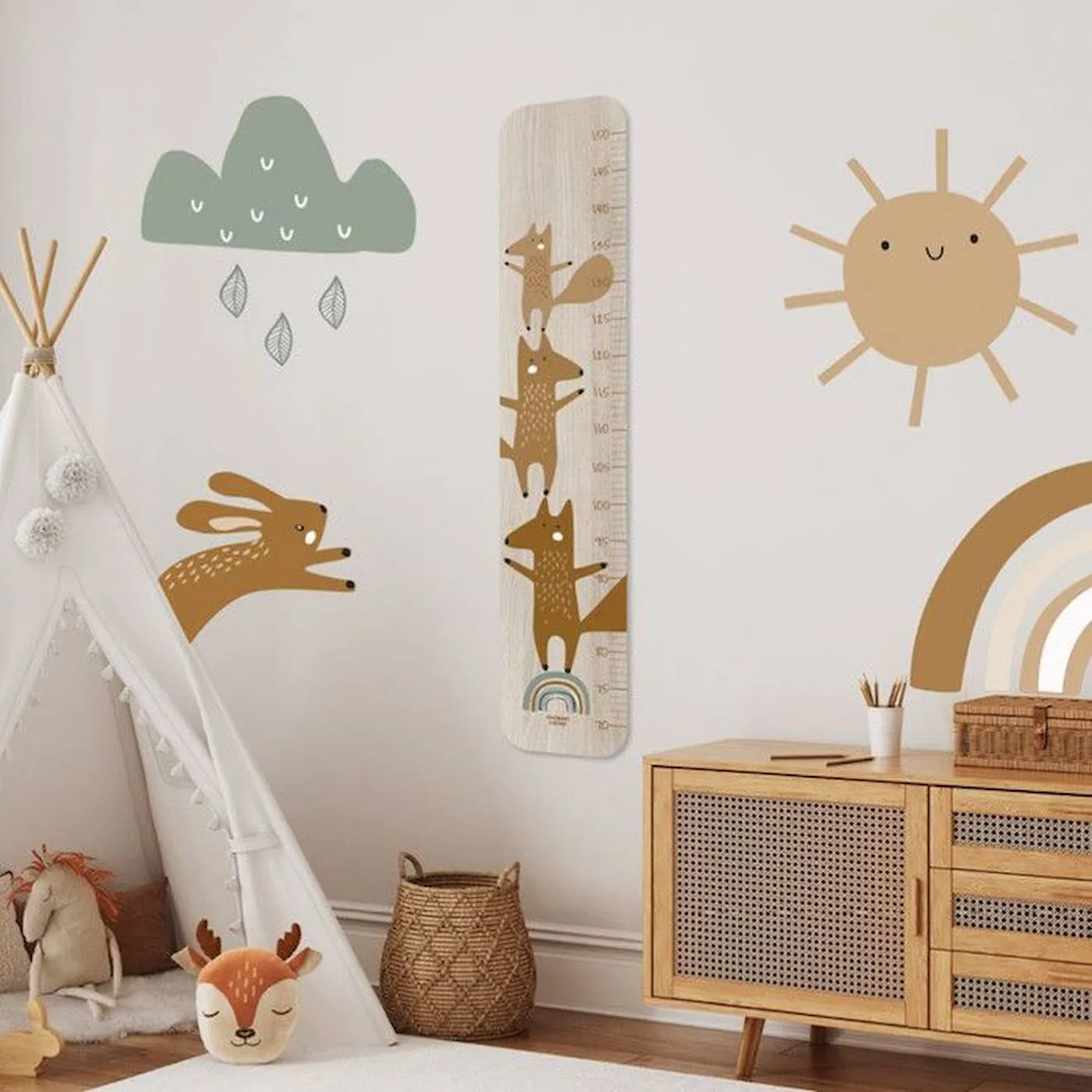 Toise Renard Edgard XXL beige - Charlie & Suzie