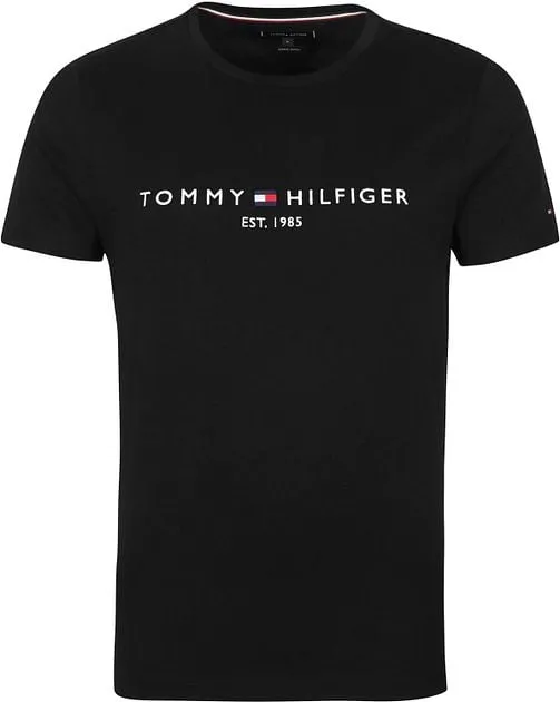 Tommy Hilfiger T-Shirt Logo Noir MW0MW11465-BAS commander en