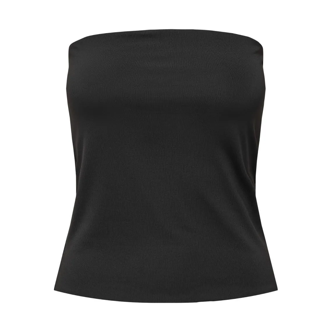 Top bandeau col rond sans manches noir Adele | 3 Suisses