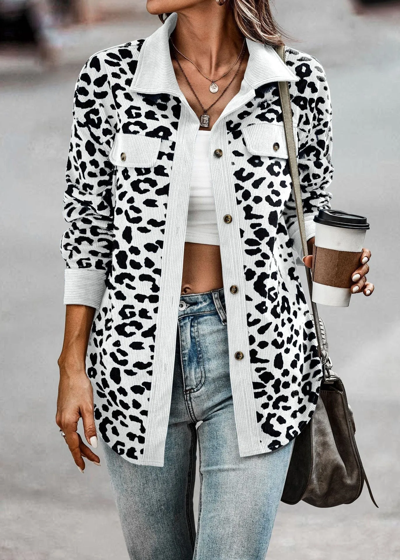 Veste Léopard Pour Femmes - Alina