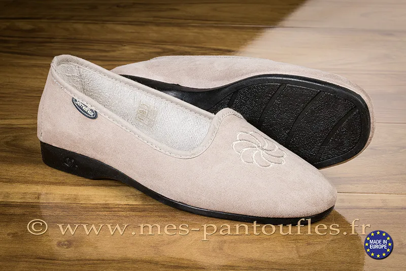 Véritable Semelflex ballerine beige