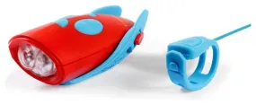 Éclairage Avant / Klaxon Hornit Mini Bleu / Rouge